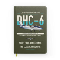 Thumbnail for DHC-6 Twin Otter Classic 300-G design on green army notebook