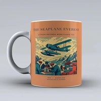 Thumbnail for VINTAGE G4296 - The Seaplane Everest - Ceramic Mug design on orange