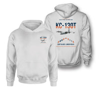 Thumbnail for KC-130T NP2000 design on white double-side hoodie, double-side print