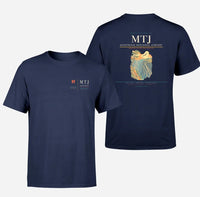 Thumbnail for Montrose Regional Airport (MTJ) design printed on navy blue double-side t-shirt