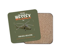 Thumbnail for Westland Wessex HU5 design on green army 1 piece coaster