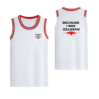 Thumbnail for Because I was Inverted Designed Basketball Style Sports Tank Tops - view 14