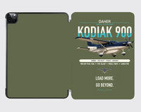 Thumbnail for Daher Kodiak 900 design on green army ipad tablet case