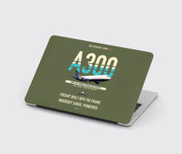 Thumbnail for Airbus A300F4-203 design on green army MacBook case