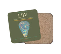Thumbnail for Leon-Mba International Airport (LBV) design on green army 1 piece coaster