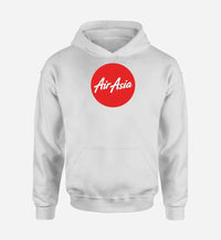 Thumbnail for AirAsia logo printed on white hoodie