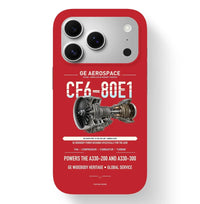 Thumbnail for CF6-80E1 Case design on red iphone case
