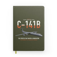 Thumbnail for C-141B Starlifter design on green army notebook