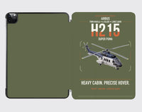 Thumbnail for Airbus H215 design on green army ipad tablet case