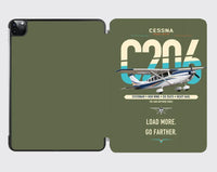 Thumbnail for Cessna 206 Stationair design on green army ipad tablet case