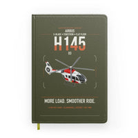 Thumbnail for Airbus H145 D3 design on green army notebook