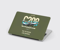 Thumbnail for Cessna 208 Caravan design on green army MacBook case