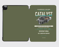 Thumbnail for CATALYST design on green army ipad tablet case