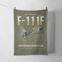 Thumbnail for F-111F Aardvark design on green army towel