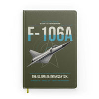 Thumbnail for F-106A Delta Dart design on green army notebook