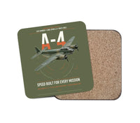 Thumbnail for Junkers Ju 88A-4 design on green army 1 piece coaster