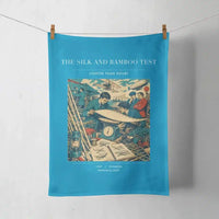 Thumbnail for VINTAGE G4326 - The Silk And Bamboo Test - Designed Towels design on turquoise