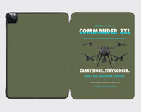 Thumbnail for Draganfly Commander 3XL design on green army ipad tablet case