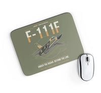 Thumbnail for F-111F Aardvark design on green army rectangle mouse pad