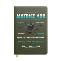 Thumbnail for DJI Matrice 400 design on green army notebook