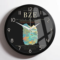 Thumbnail for Philip S. W. Goldson International Airport BZE Wall-Clock Framed - Black
