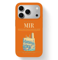 Thumbnail for Monastir Airport (MIR) design on orange iPhone 17 Pro MagSafe case