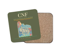 Thumbnail for Tancredo Neves International Airport (CNF) design on green army 1 piece coaster