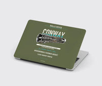 Thumbnail for CONWAY design on green army MacBook case