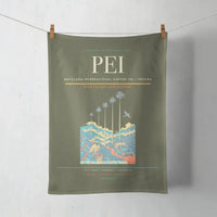 Thumbnail for Matecaña International Airport (PEI) design on green army towel