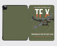 Thumbnail for Bristol Beaufighter TF X design on green army ipad tablet case