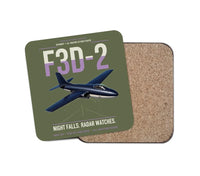 Thumbnail for F3D-2 Skyknight design on green army 1 piece coaster
