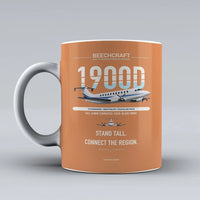 Thumbnail for 1900D Mug design on orange beechcraft