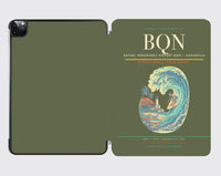 Thumbnail for Rafael Hernández Airport (BQN) design on green army ipad tablet case