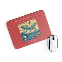 Thumbnail for VINTAGE G4473 - The Night Glider Wave - Designed Mouse Pads design on red rectangle
