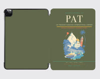 Thumbnail for Jay Prakash Narayan International Airport (PAT) design on green army ipad tablet case