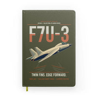 Thumbnail for F7U-3 Cutlass design on green army notebook