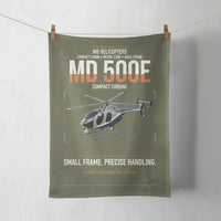 Thumbnail for MD Helicopters MD 500E design on green army towel