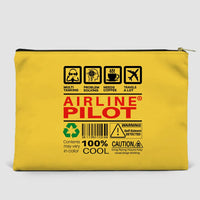 Thumbnail for Airline Pilot Label Zipper Pouch - view 14
