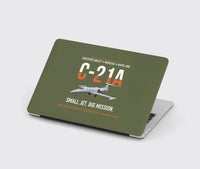 Thumbnail for C-21A Learjet Small Jet Big Mission design on green army MacBook case