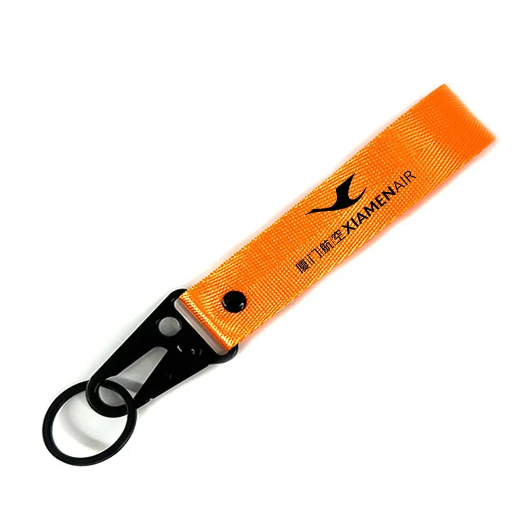 Xiamen Airlines Hawk-shaped key chain, Orange+NO NAME