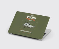 Thumbnail for Sikorsky SH-3H Sea King design on green army MacBook case