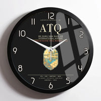Thumbnail for Sri Guru Ram Dass Jee International Airport Amritsar ATQ Wall-Clock Framed - Black