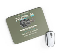 Thumbnail for PW4000-94 design on green army rectangle mouse pad