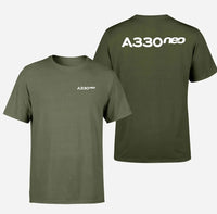 Thumbnail for A330neo & Text Double-Side T-Shirts - view 14