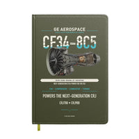 Thumbnail for CF34-8C5 design on green army notebook