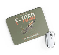 Thumbnail for F-105D Thunderchief design on green army rectangle mouse pad