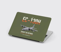 Thumbnail for EC-130H Compass Call design on green army MacBook case