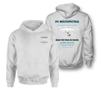 Thumbnail for DJI P4 Multispectral design on white hoodie
