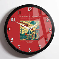 Thumbnail for VINTAGE G4199 - The Homestead Airdrop - Designed Wall Clocks design on red framed