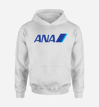 Thumbnail for All Nippon Airways logo printed on white hoodie